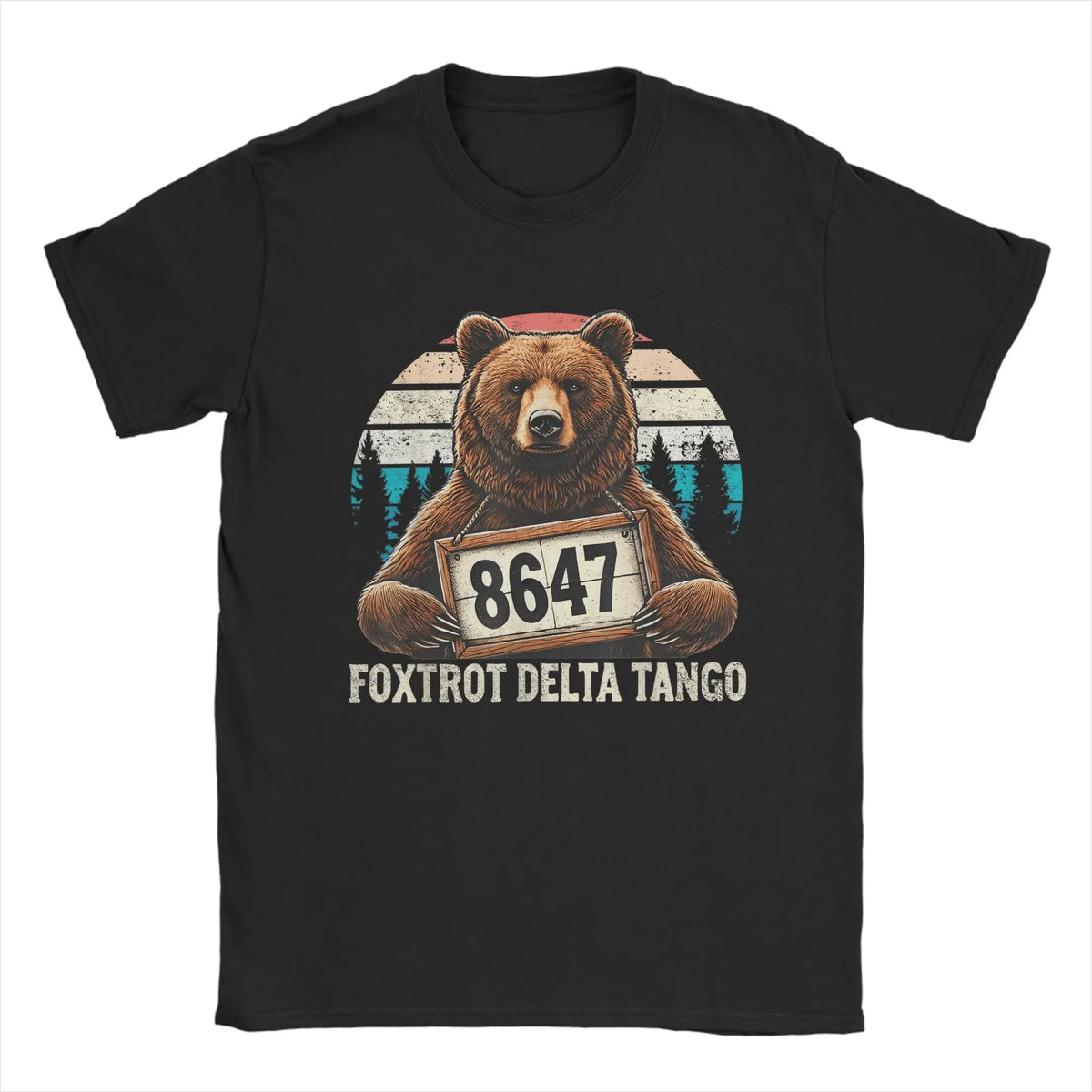 Men Women's T-Shirt Foxtrots Delta Tangos Resist Bear T-Shirts FDT Logo Tee Shirt Y2K Casual Printed Clothing Plus Size 5XL