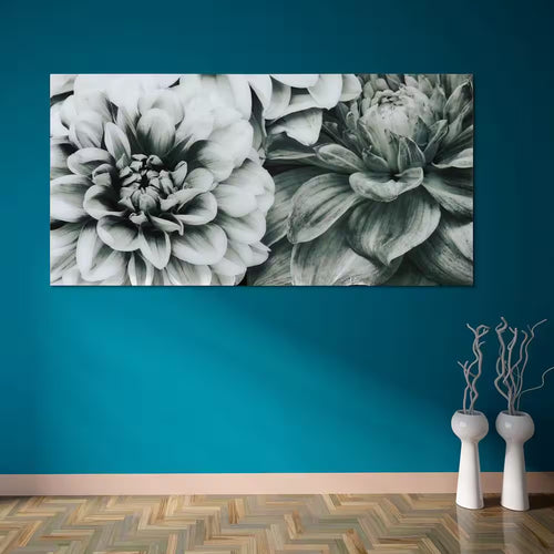 "Blossoms" Frameless Free Floating Tempered Art Glass by EAD Art Coop Wall Art